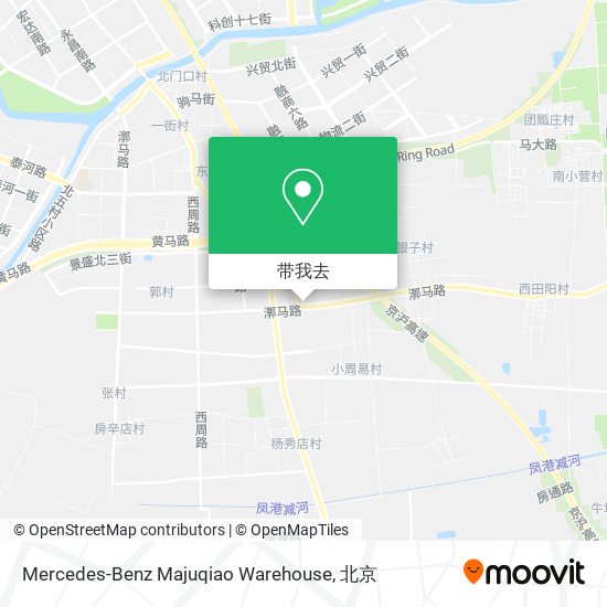 Mercedes-Benz Majuqiao Warehouse地图