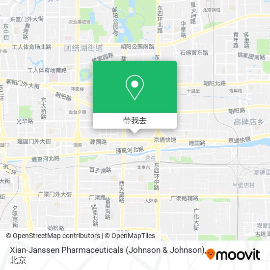 Xian-Janssen Pharmaceuticals (Johnson & Johnson)地图