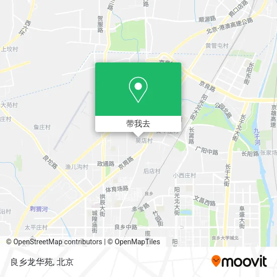 良乡龙华苑地图