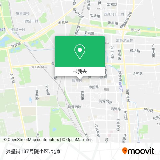 兴盛街187号院小区地图