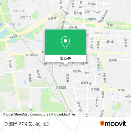 兴盛街187号院小区地图