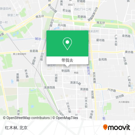 红木林地图