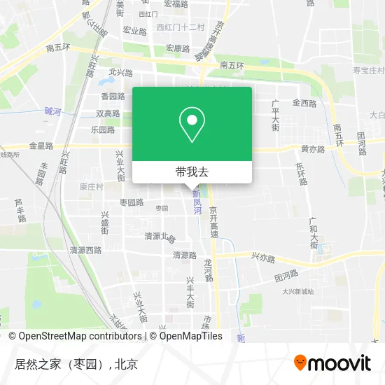 居然之家（枣园）地图