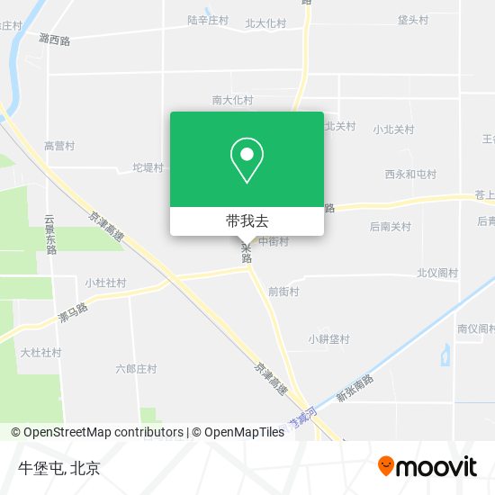 牛堡屯地图