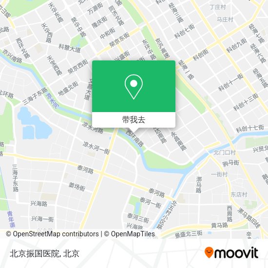 北京振国医院地图