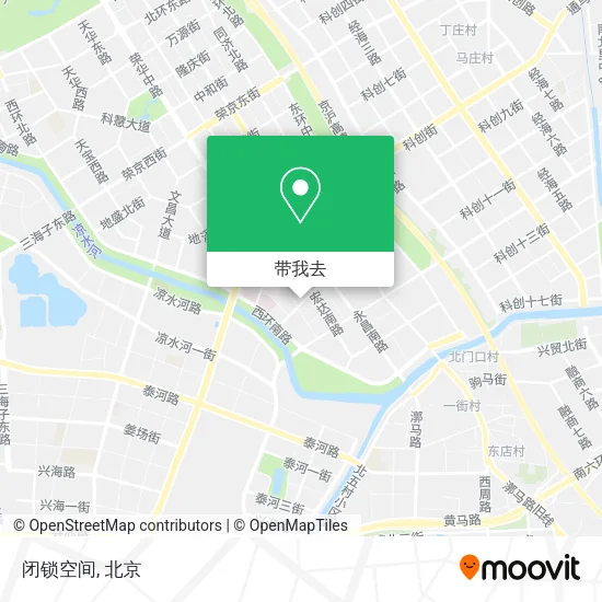 闭锁空间地图