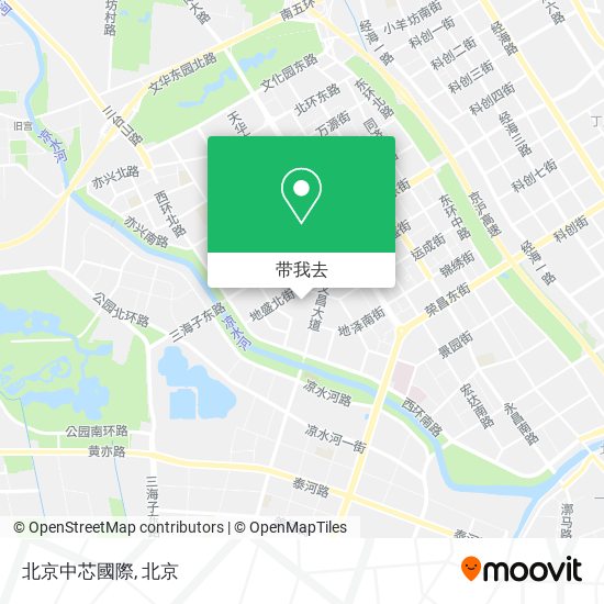 北京中芯國際地图
