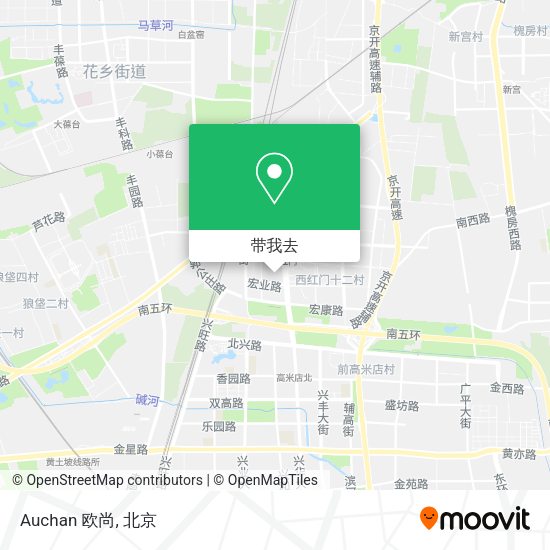 Auchan 欧尚地图