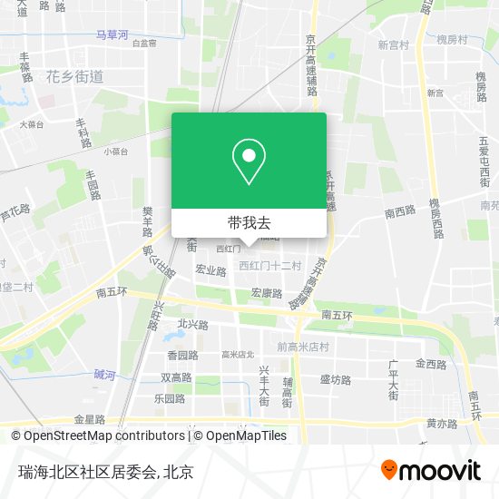 瑞海北区社区居委会地图