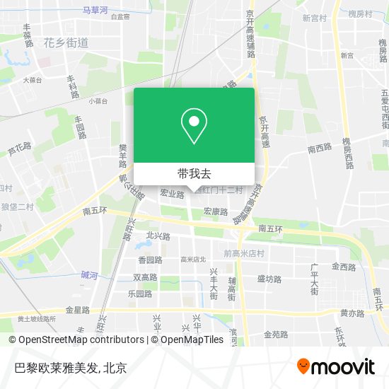 巴黎欧莱雅美发地图