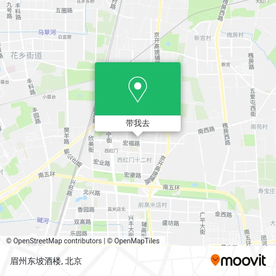 眉州东坡酒楼地图