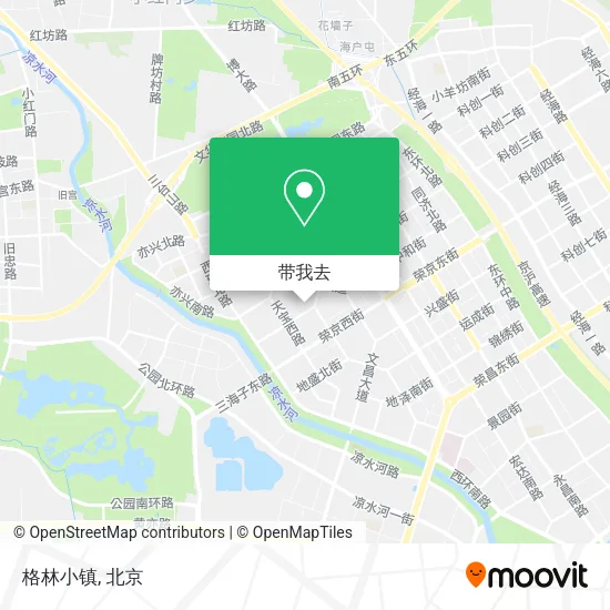 格林小镇地图