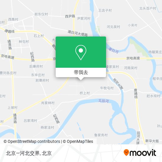 北京—河北交界地图