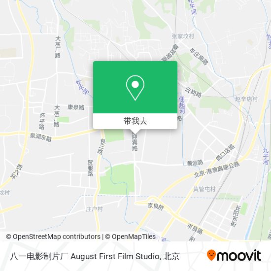 八一电影制片厂 August First Film Studio地图