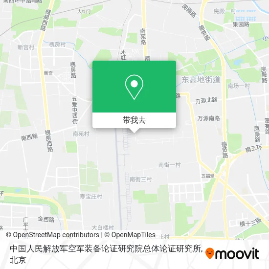 中国人民解放军空军装备论证研究院总体论证研究所地图