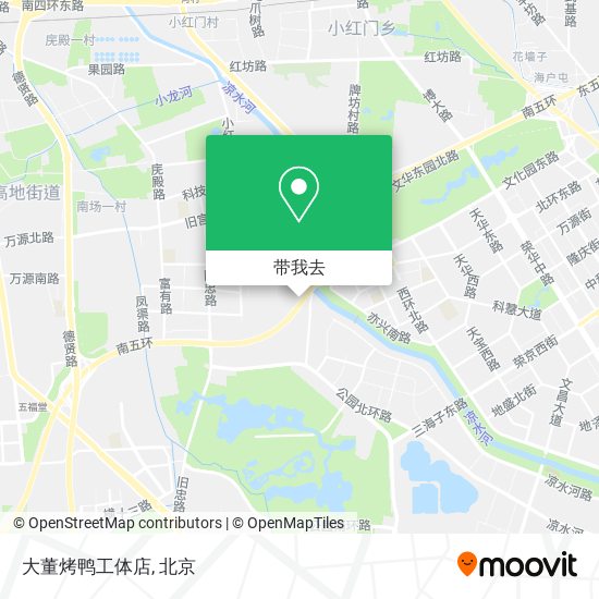 大董烤鸭工体店地图
