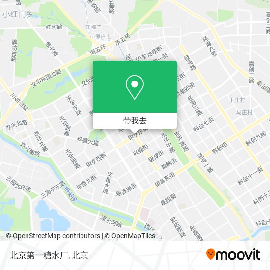 北京第一糖水厂地图