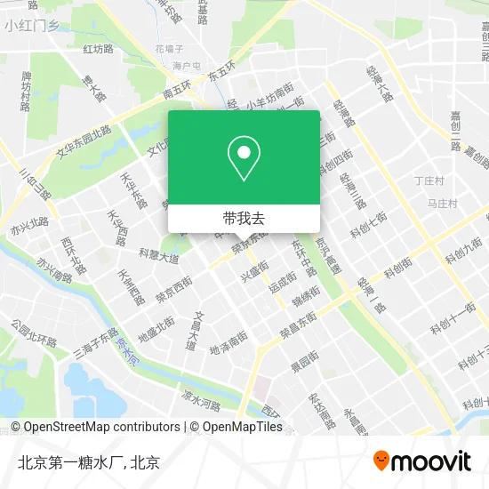 北京第一糖水厂地图