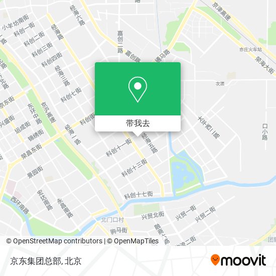 京东集团总部地图