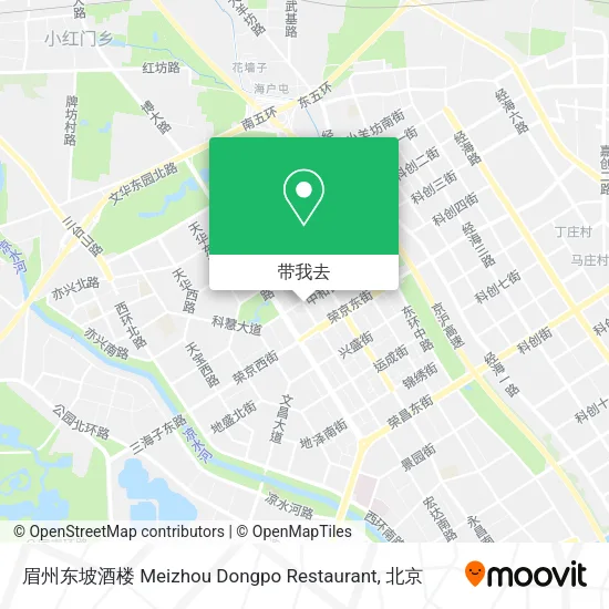 眉州东坡酒楼 Meizhou Dongpo Restaurant地图