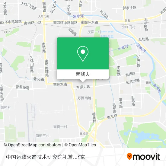 中国运载火箭技术研究院礼堂地图