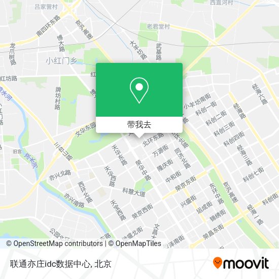 联通亦庄idc数据中心地图