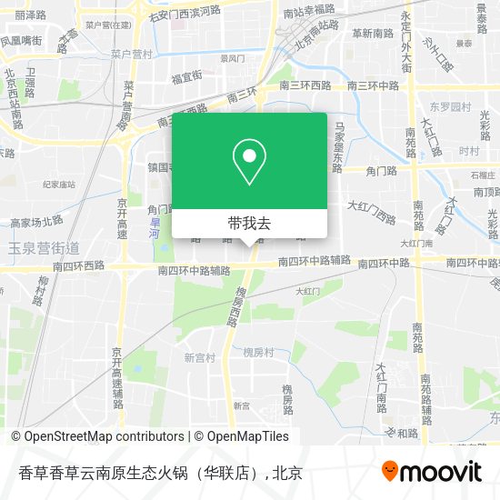 香草香草云南原生态火锅（华联店）地图
