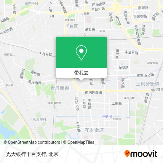 光大银行丰台支行地图