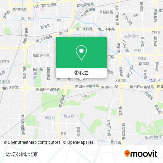 念坛公园地图