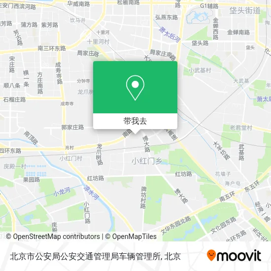 北京市公安局公安交通管理局车辆管理所地图
