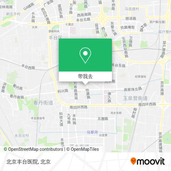北京丰台医院地图