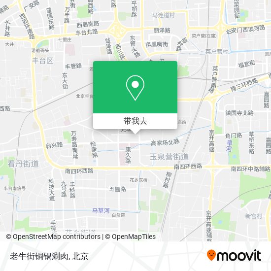老牛街铜锅涮肉地图