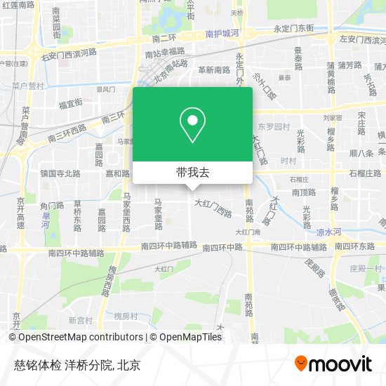 慈铭体检 洋桥分院地图