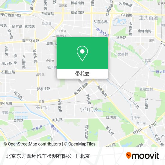 北京东方四环汽车检测有限公司地图