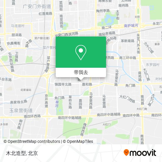 木北造型地图