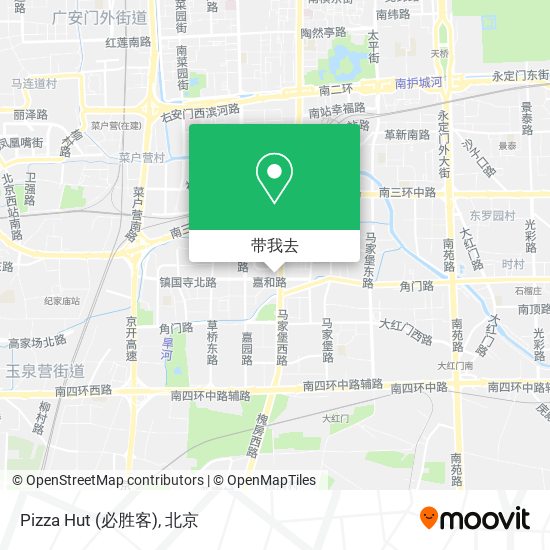 Pizza Hut (必胜客)地图