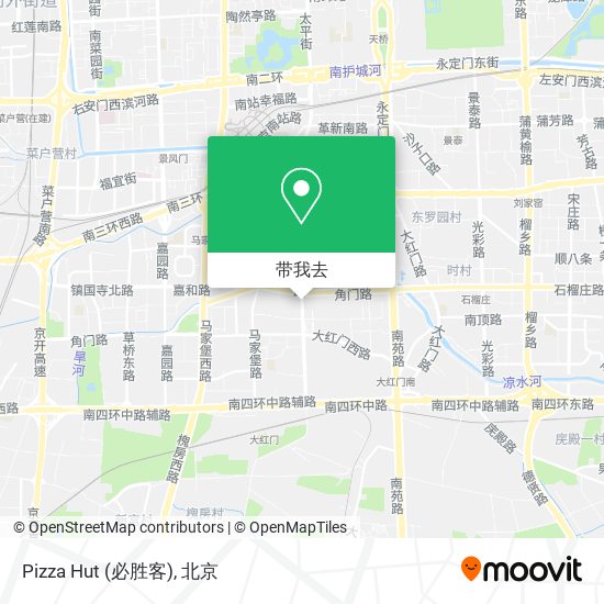 Pizza Hut (必胜客)地图