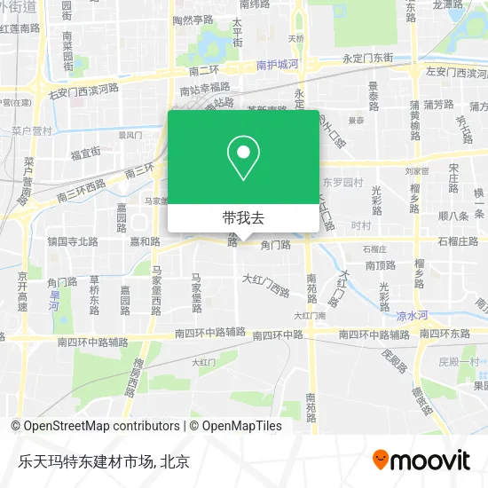 乐天玛特东建材市场地图