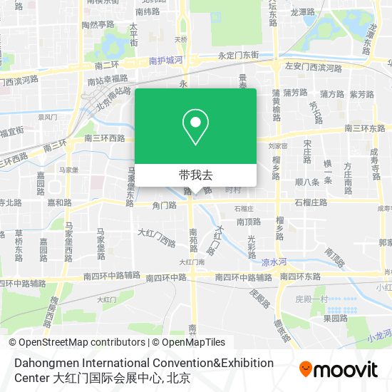 Dahongmen International Convention&Exhibition Center 大红门国际会展中心地图