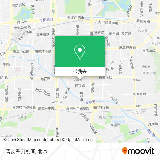 晋麦香刀削面地图