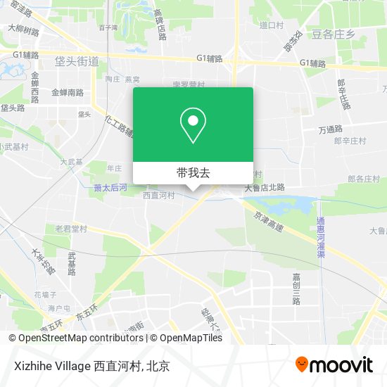Xizhihe Village 西直河村地图