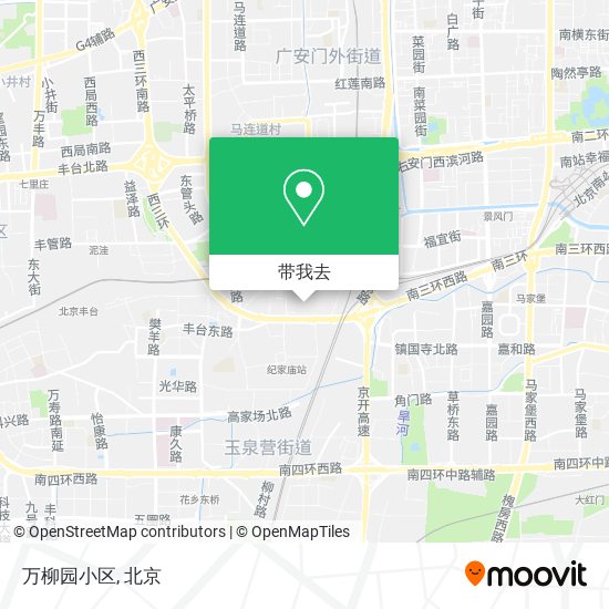 万柳园小区地图