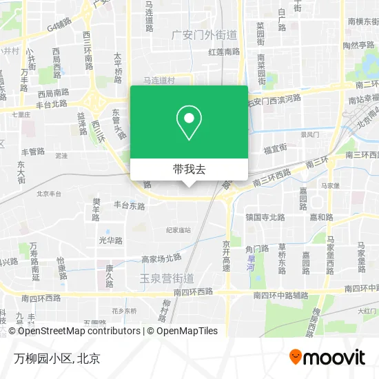 万柳园小区地图