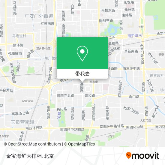 金宝海鲜大排档地图