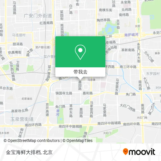 金宝海鲜大排档地图