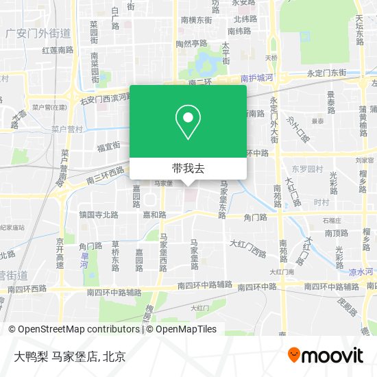 大鸭梨 马家堡店地图