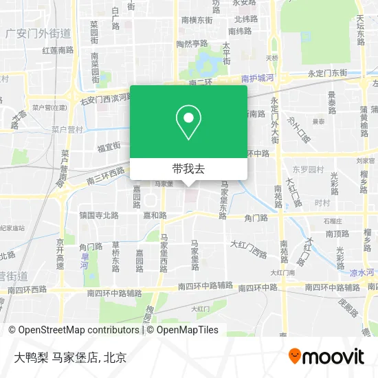 大鸭梨 马家堡店地图