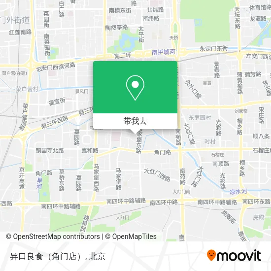异口良食（角门店）地图