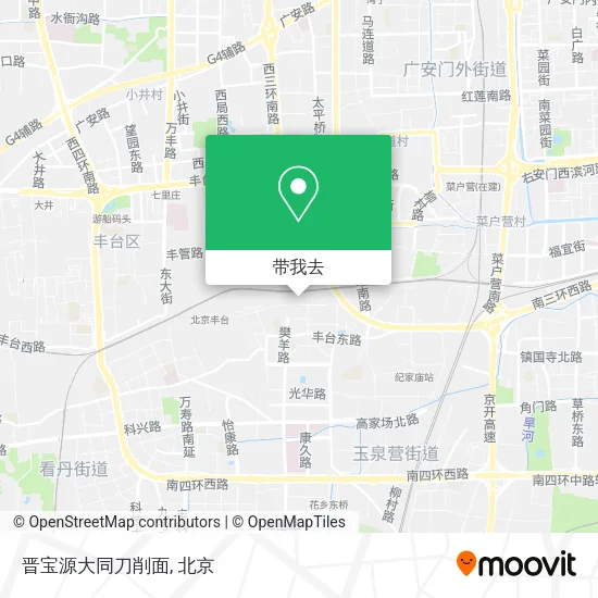 晋宝源大同刀削面地图