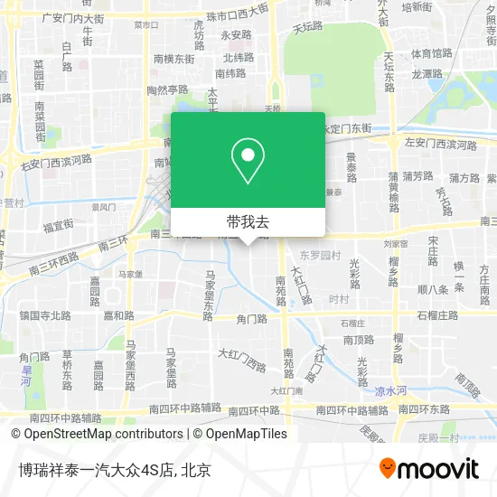 博瑞祥泰一汽大众4S店地图